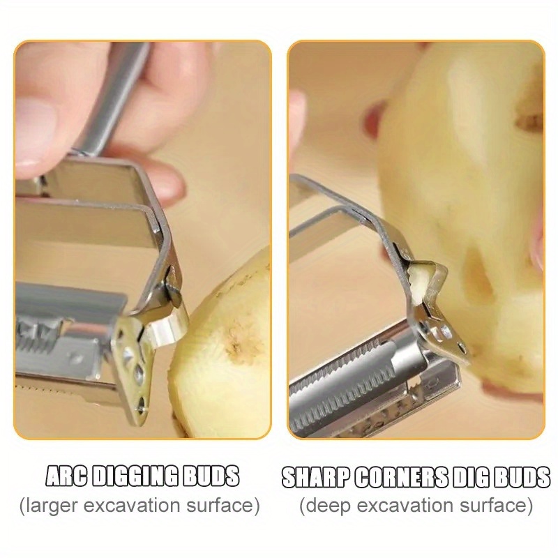 Multifunctional Fruit Peeler Brush Kitchen Can Be Hung Vegetable Grater  Tool