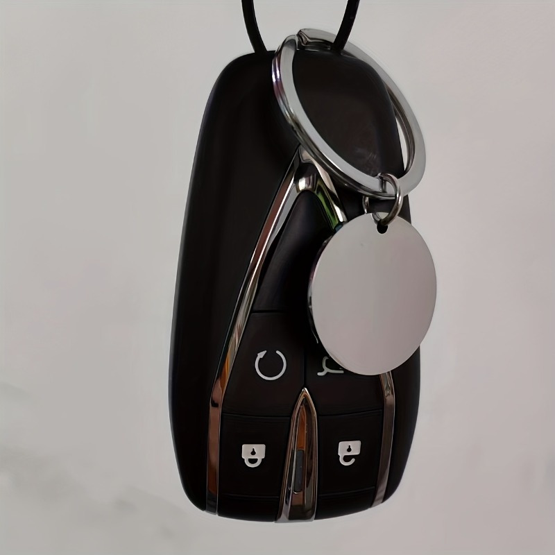 Stainless Steel Car Key Chain Bag Wallet Purse Pendant Ornament