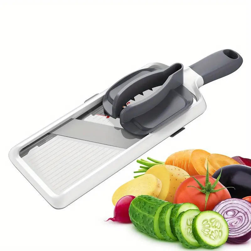 Vegetable Slicer, Multi Hand-held Mandoline Slicer, Adjustable