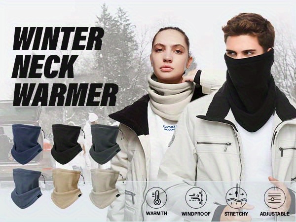 Ski Mask Neck Warmer Cache cou Windproof Face Mask Neck - Temu Belgium