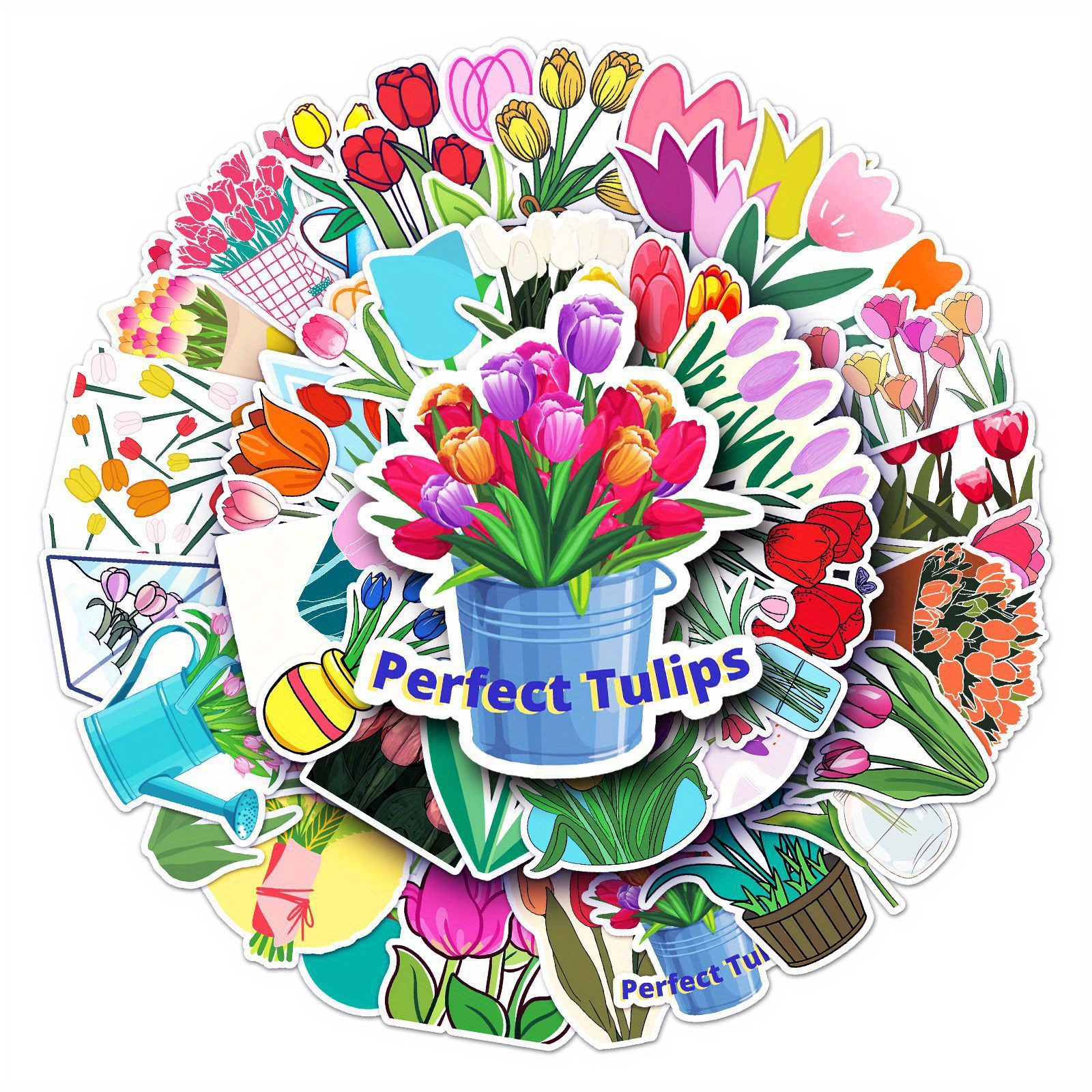 4pcs Tulipe Petite Fille Papillon Stickers Muraux Sticker - Temu Belgium
