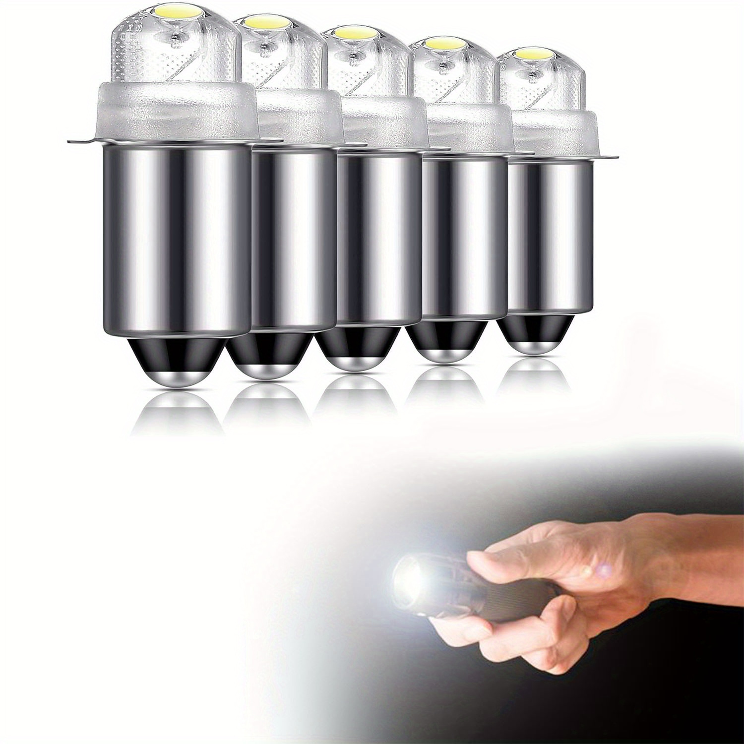 Bombilla LED Para Linterna P13.5S PR2 De Alta Potencia CC 3 - Temu Mexico