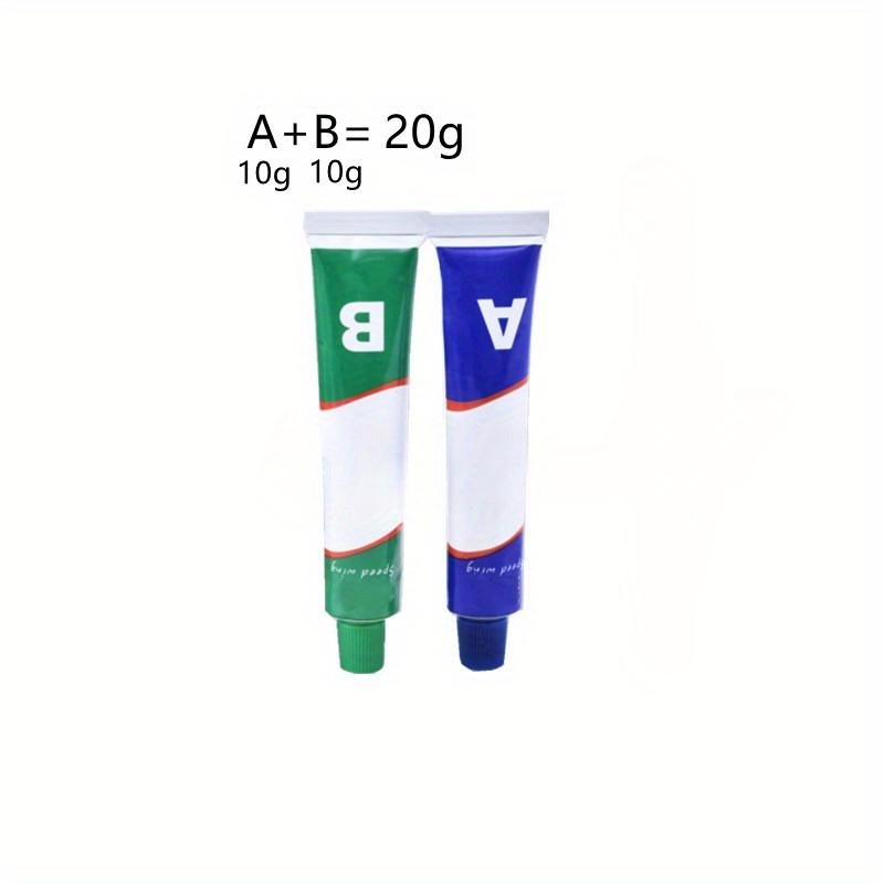 A B Casting Glue Industrial Metal Repair Paste Heat and Cold Resistance  Welding Adhesive Agent 20/50/80/100g Water Pipe Repair Glue Large Machine  Repair Cream Metal Adhesive