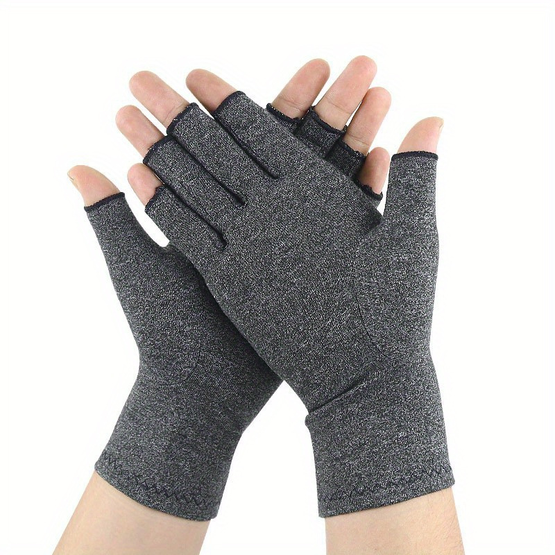 1 Pair Arthritis Compression Gloves For Relieve Arthritis Carpal Tunnel  Pain Relief Fingerless Gloves For Winter Warm Computer Typing Dailywork ,  Idea