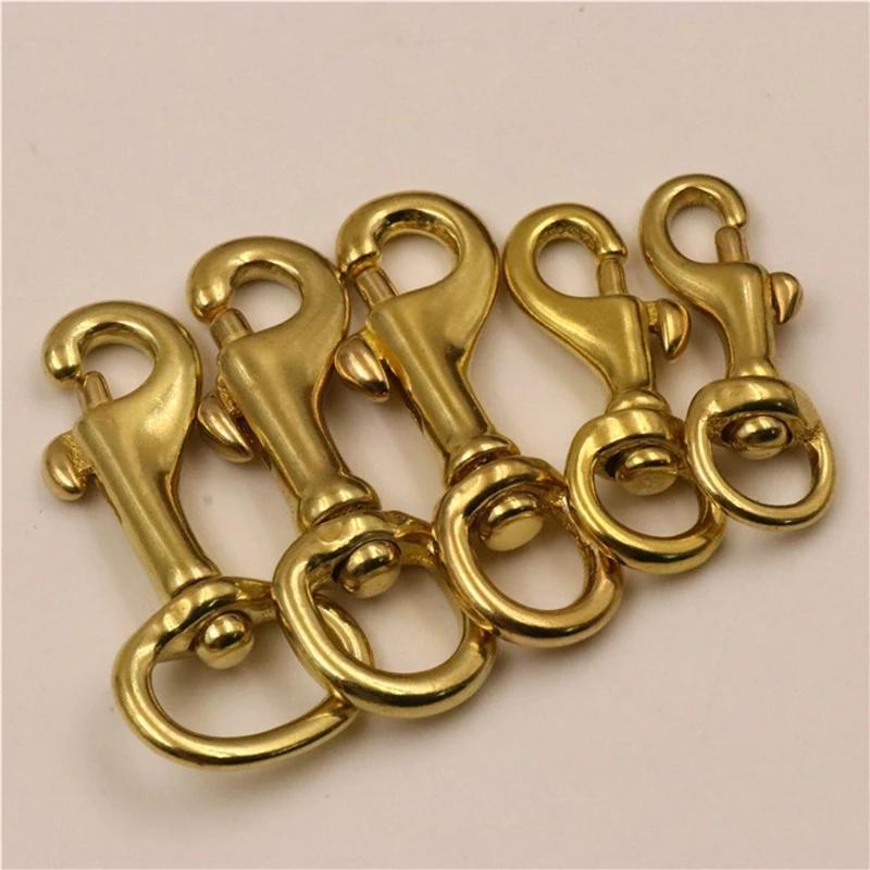 10pcs Metal Snap Hook Swivel Eye Trigger Clip Clasp For Leather Craft Bag  Strap