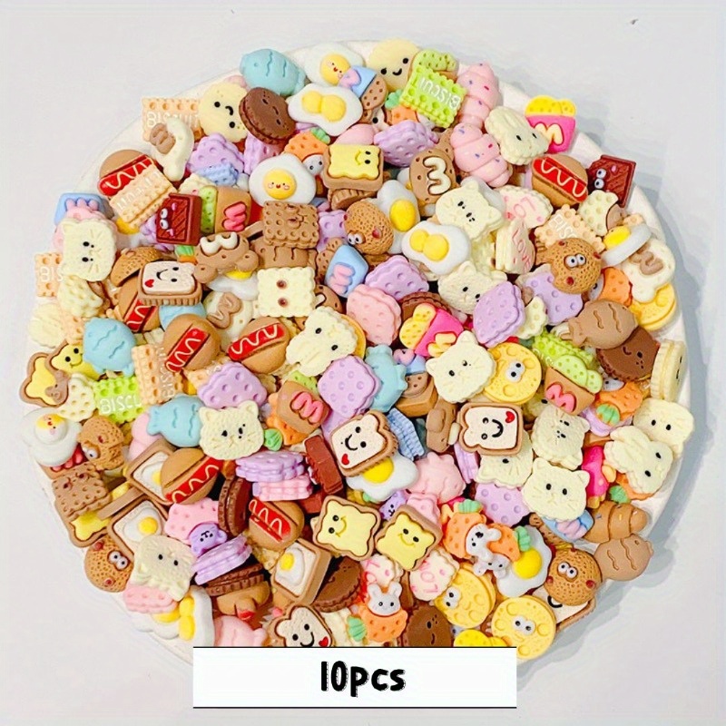 Resin Cute Fake Candy Set, Mixed Assorted Candy Mud Beads, Diy Craft  Decoration Scrapbooking Jewelry Making Supplies - Temu