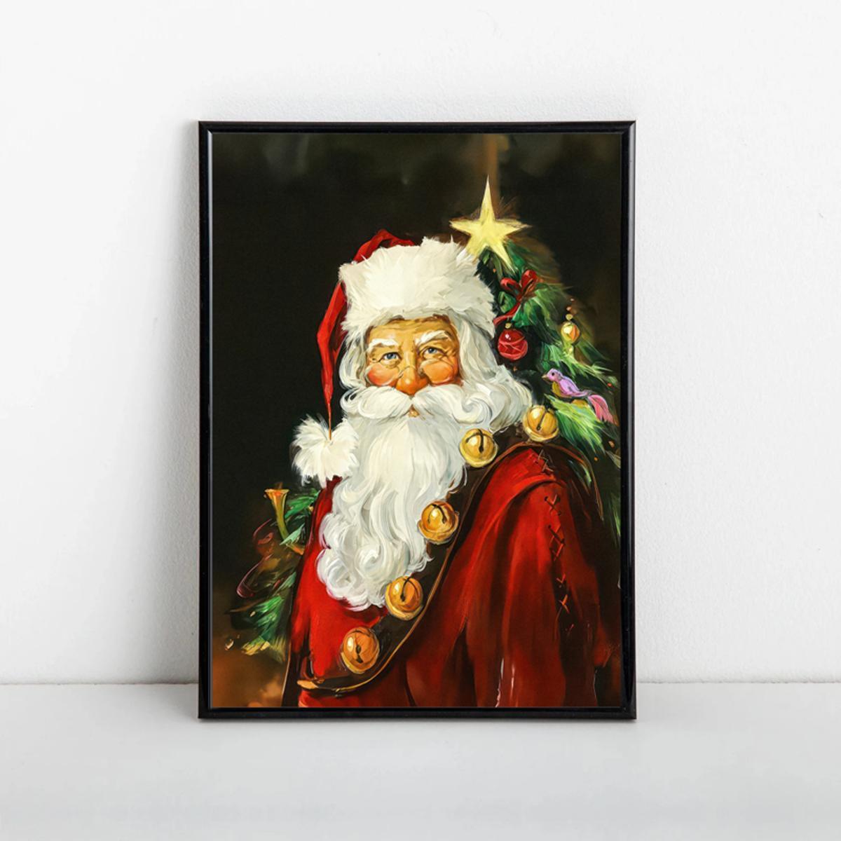 Canvas Poster Santa Picture Hobby Lobby Canvas Art Poster Temu