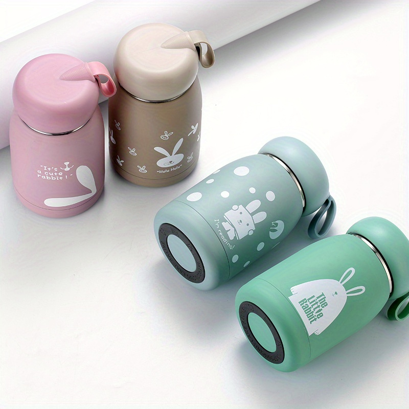 Cute Thermos Mug Kawaii Water Bottle Stainless Steel Vacuum