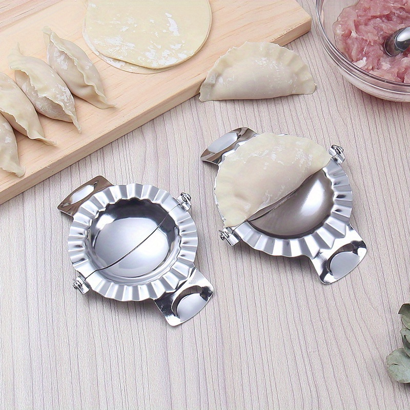 Stainless Steel Dumpling Mold Knife Round Skin Cutter Peeler - Temu