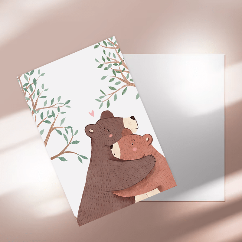 1pc funny mothers day greeting card mama bear cute mothers day card birthday card for mum eid al   mubarak details 2