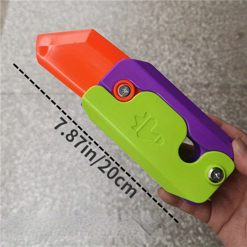3D Gravity Little Radish Toy Knife Radish Knife Decompression