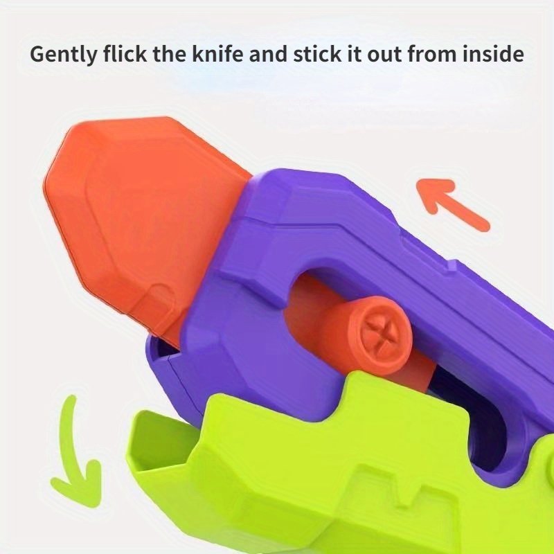 New 3D Gravity Radish Knife Toy Creative Catapult Gravity Radish