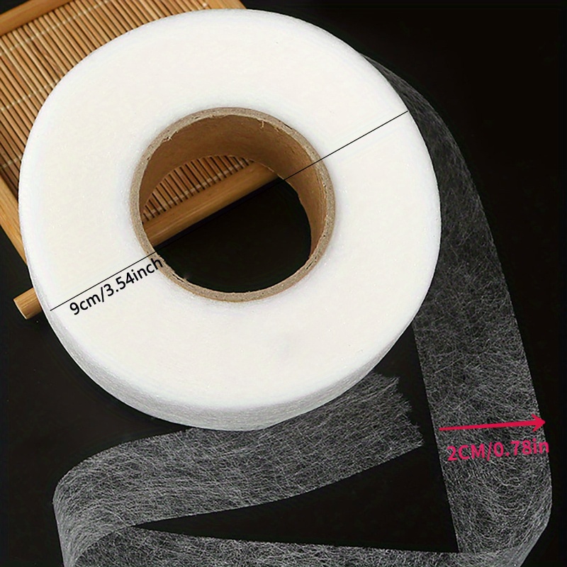 Hem Iron-On Adhesive, Fabric Fusing Tape Iron On, Hem Tape for  Sewing, Iron-On Tape Double Sided, Fabric Tape, Fabric Fusible Interfacing, Hemming  Tape for Clothes, No Sew Hem Tape (White) 