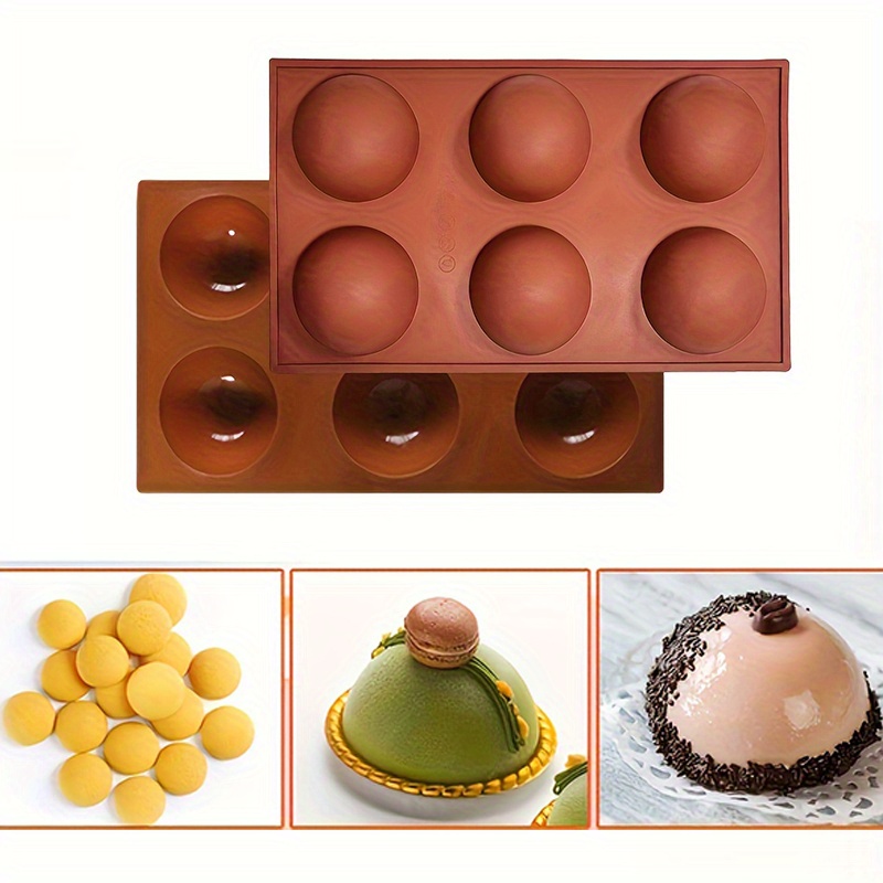 Ball Silicone Mold Chocolate Mold Silicone Ball Cake Mold - Temu