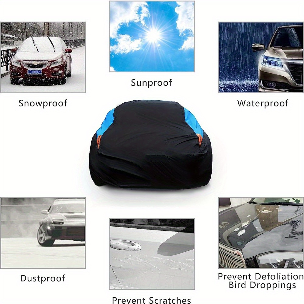 Autoabdeckung Wasserdicht Winddicht UV-Schutz Allwetter Kratzfest