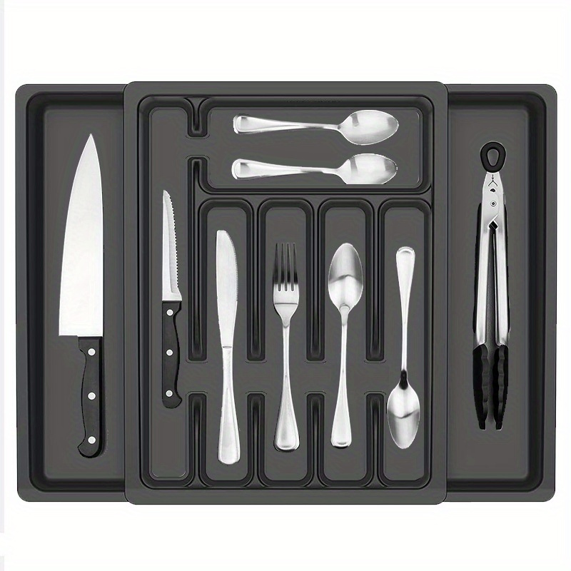 Flatware Drawer Divider Box Knife Holder Kitchen Utensil - Temu