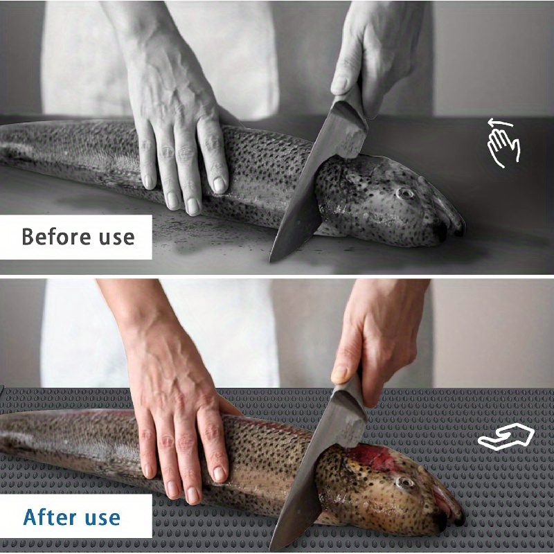 Fish Fillet Mat Roll Fish Cleaning Mat Fish Ruler Easy Clean - Temu