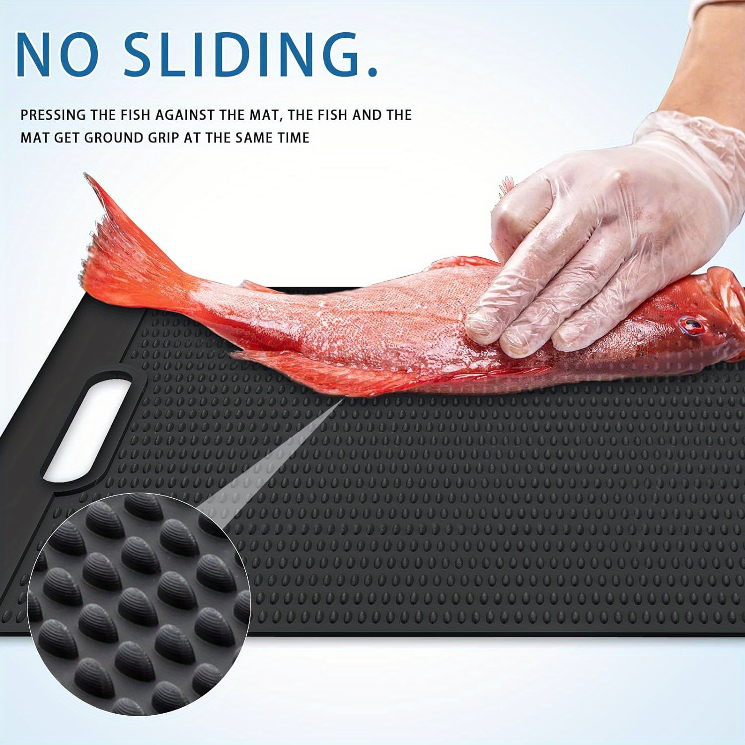 Fish Fillet Mat Roll Fish Cleaning Mat Fish Ruler Easy Clean - Temu Canada