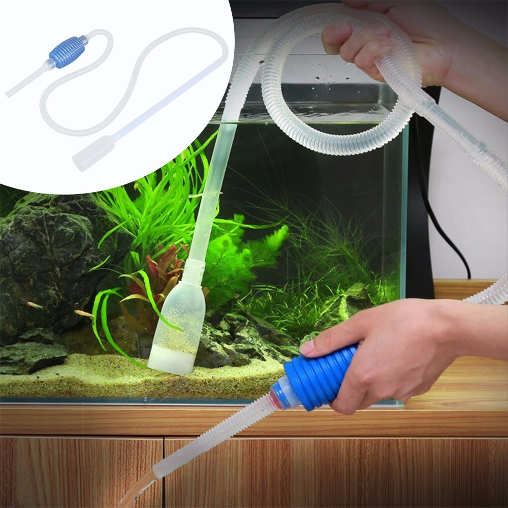 Aquarium Gravel Cleaner, Fish Tank Gravel Cleaner, Vacuum Syphon Pump  Cleaning Kit Hand Siphon Pump For Fish Tank, Water Changing And Filter Sand  Clea