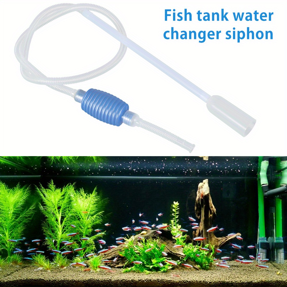 Aquarium Fish Tank Vacuum Siphon Gravel Sand Cleaner Water - Temu