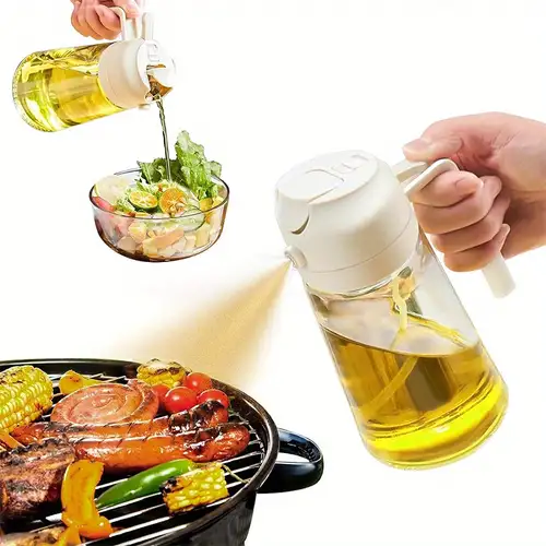 Vaporisateur d'huile pour cuisine, distributeur d'huile d'olive, friteuse à  air, camping, barbecue, cuisson