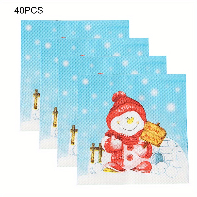 Christmas Party Napkins Decorative Napkins For Decoupage - Temu