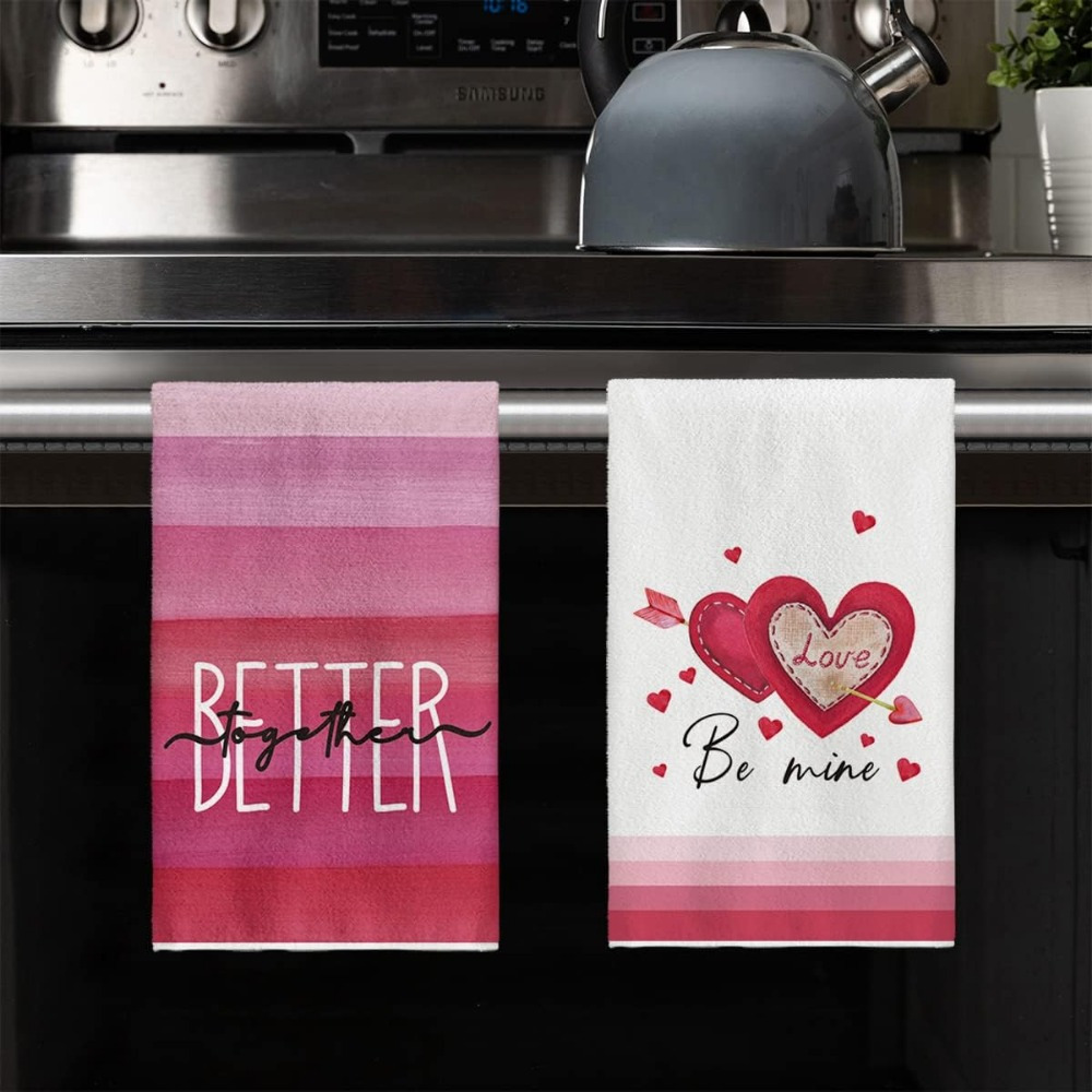 Pink Kitchen Towels + Dish Towels