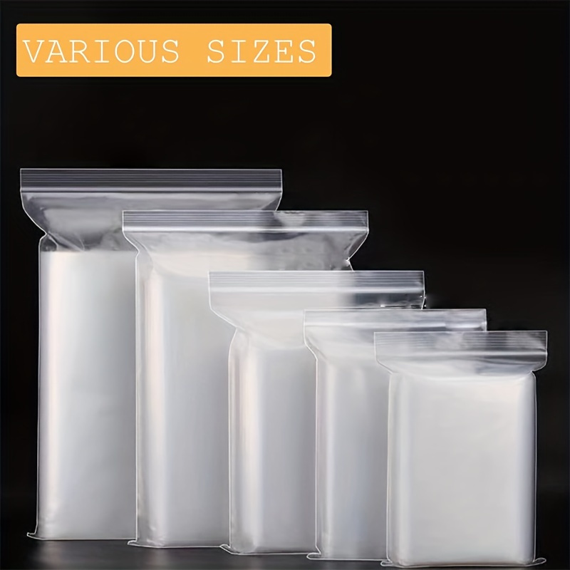  100pcs Zip Storage Magazine Protectors for Collectors  Cellophane 10x13 Clear Plastic Packaging Food Snacks Small Bag Zipper Bag  Zipper Lock Bag : Industrial & Scientific