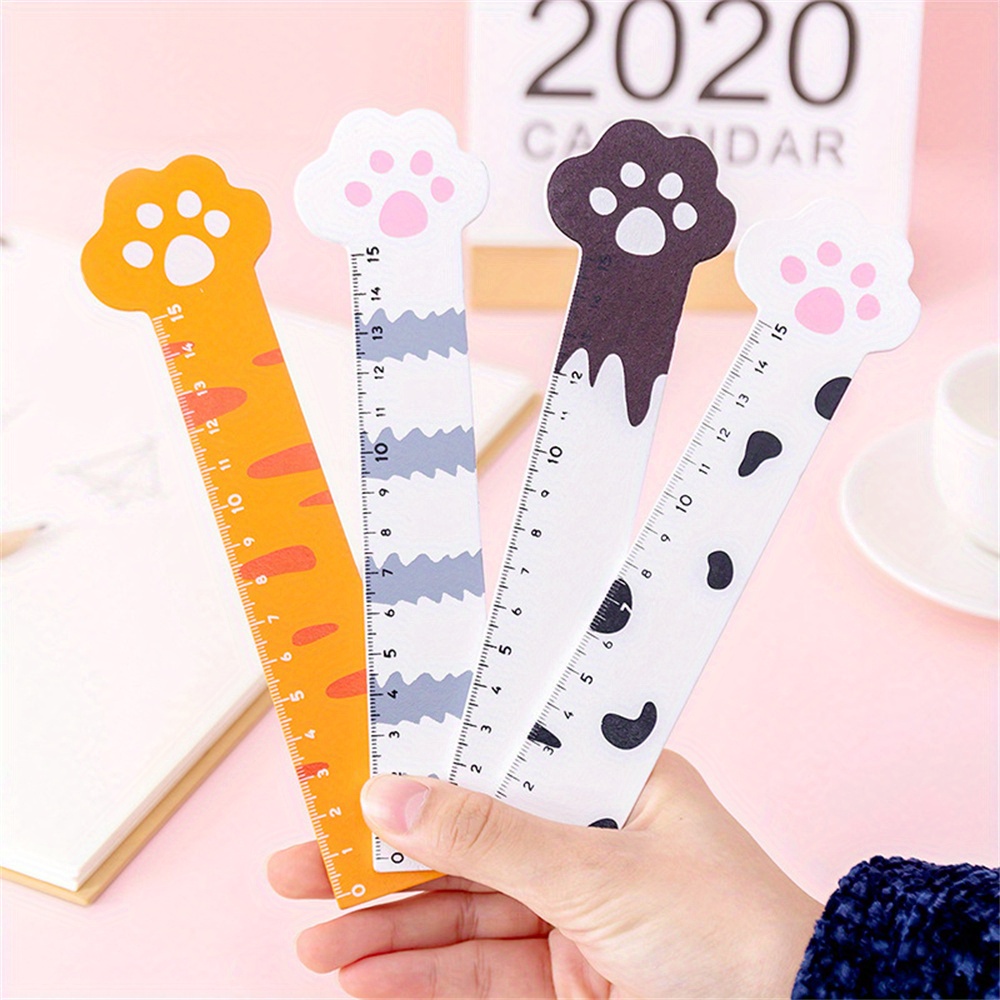 Cute Cat Paw Plastic Straight Rulers Kawaii School Office Supplies Planner  Accessories Student Ruler - Buy Cute Cat Paw Plastic Straight Rulers Kawaii  School Office Supplies Planner Accessories Student Ruler Product on