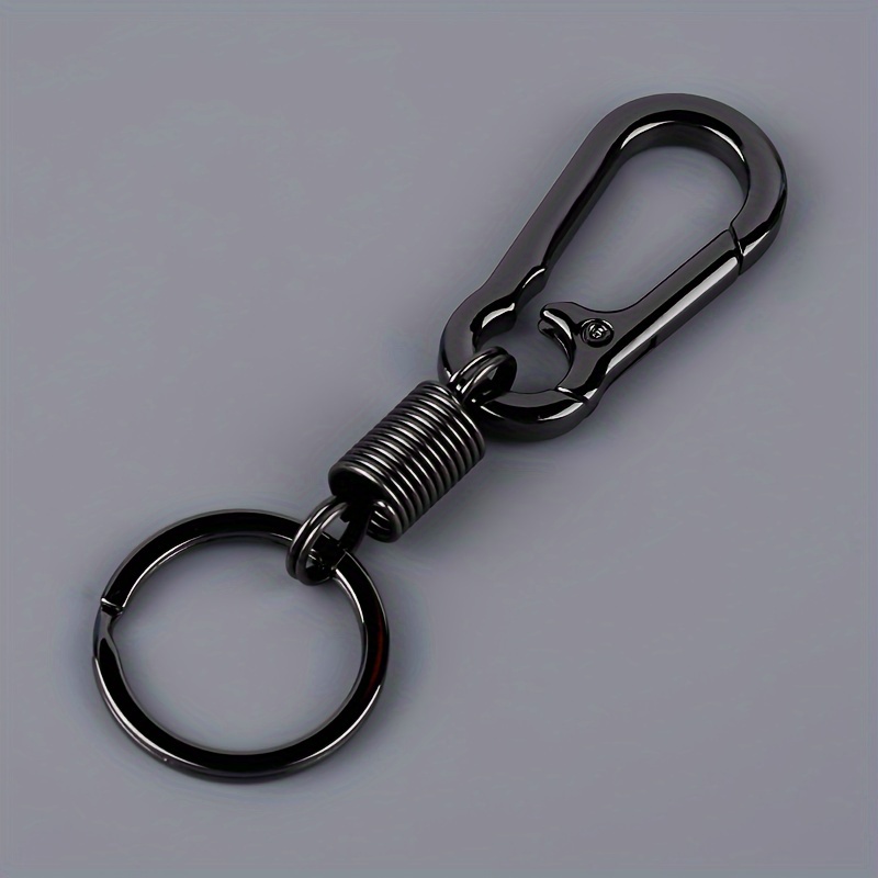 stylish minimalist keychain with strong carabiner shape perfect for lovers