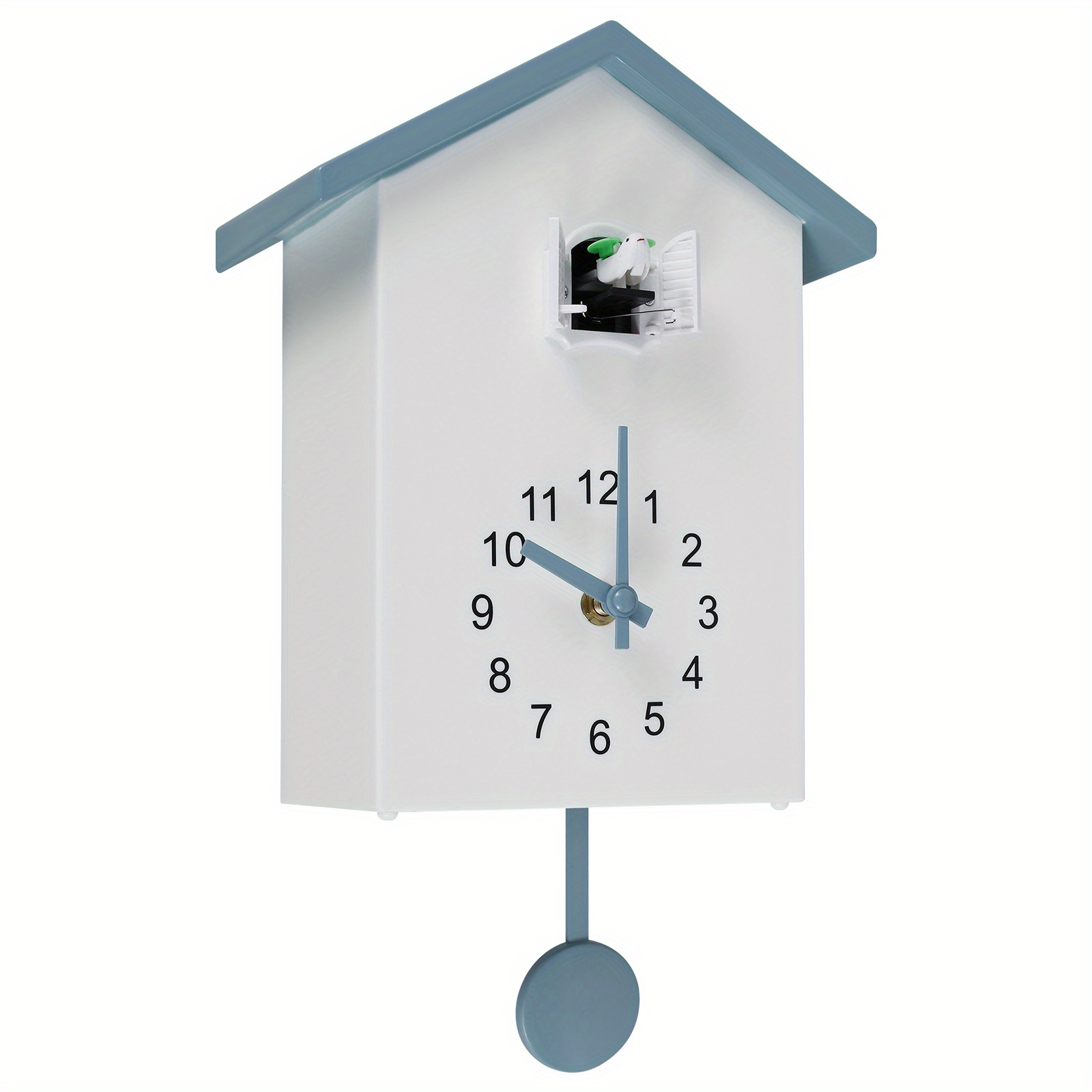  WALPLUS Reloj de pared clásico de cuco blanco con diseño de  pájaro colgante para decoración del hogar, reloj de Navidad, regalos :  Hogar y Cocina