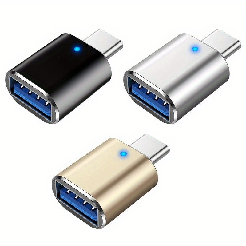 BASESAILOR Adaptateur USB C Mâle vers USB 3.0 Femelle 2-Pack,Convertisseur  Thunderbolt 3 Type C OTG pour MacBook Pro,iPhone 15 Max,iPad 10 Air 4