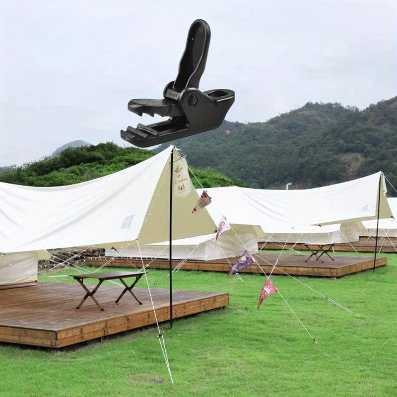 10pcs Tent Tarp Clips Heavy Duty Camping Equipment
