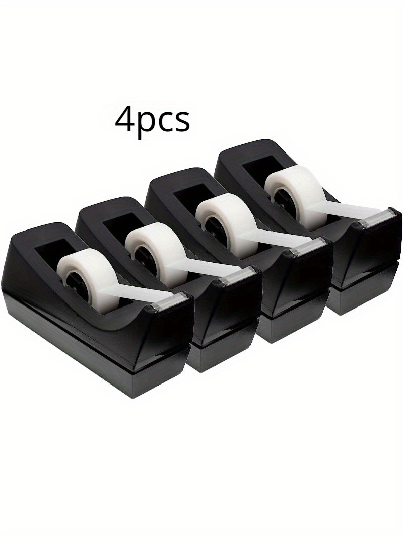 Desktop Tape Dispenser Transparent Tapes Tape Roll Dispenser Temu