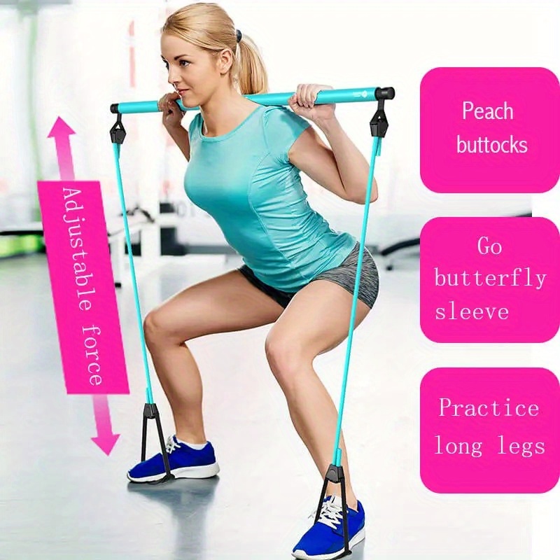 Yoga Pull Rods, Workout Equipment, Leg Exercise Bar, Abdominal Resistance  Exercise Stick, Fitness Puller - Temu