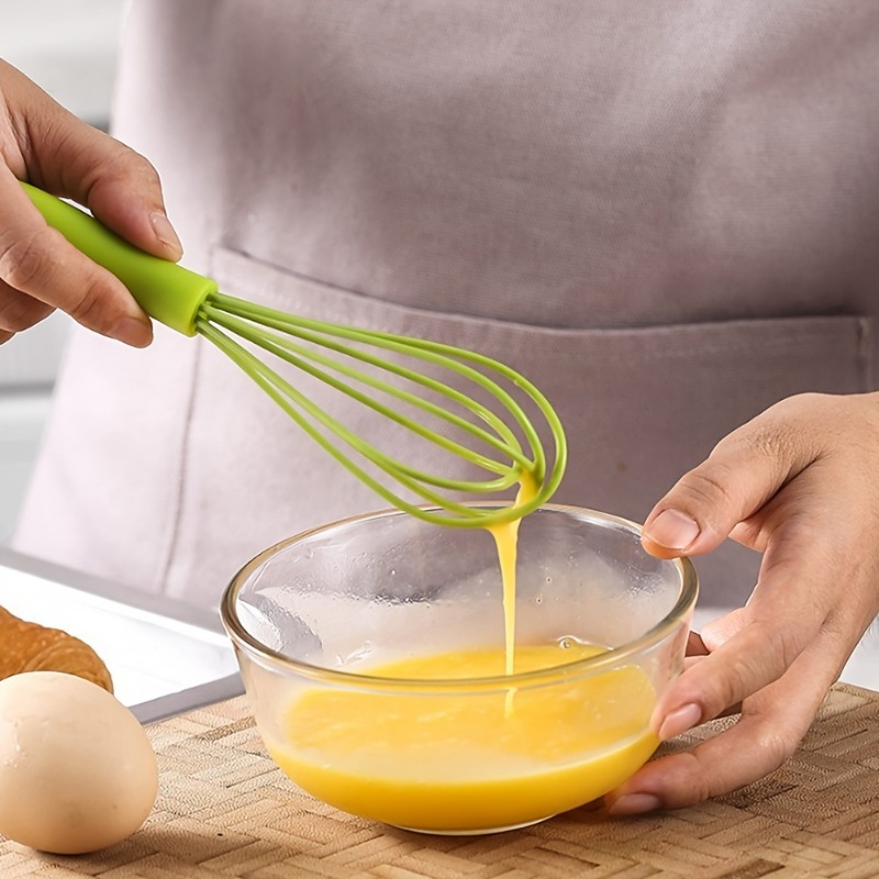 Egg Beater, Mini Silicone Egg Whisk, Manual Egg Beater, Multifunctional Egg  Whisk For Whisking Blending Beating Frothing, Egg Beater For Baking, Kitchen  Baking Gadgets - Temu