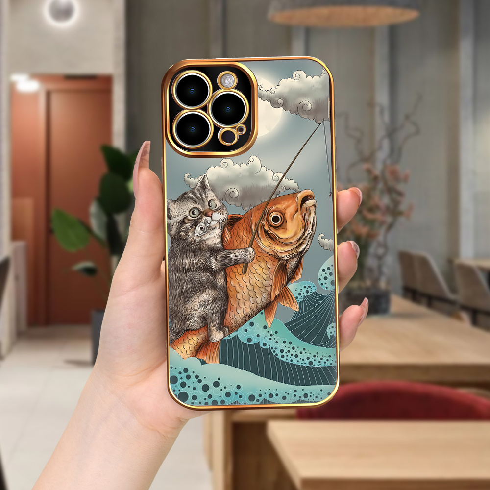 iPhone 15 Pro Fish Fishing Case
