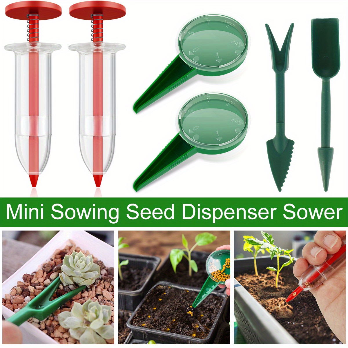 Léger Pratique Petit épandeur de graines Mini épandeur de graines à main  réutilisable professionnel pour jardin