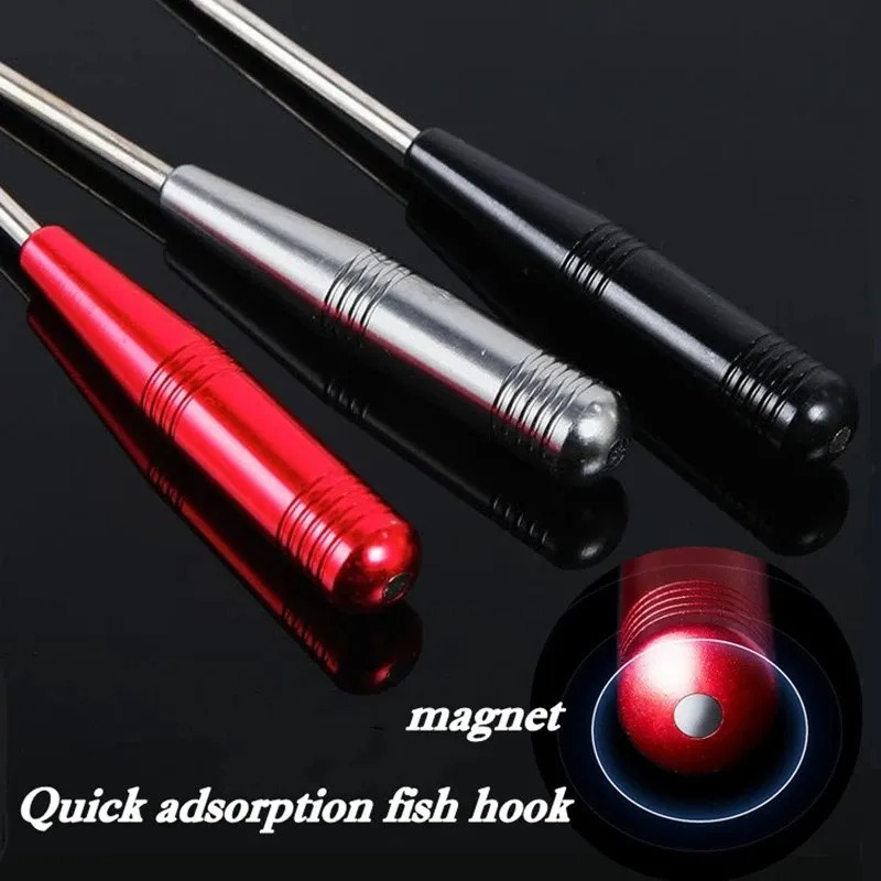 Fishing Hook Remover 2Pcs Fishing Hook Remover Stainless Steel 17.5cm Quick  Extractor Fishing Tool Accessories With Storage Box Red 