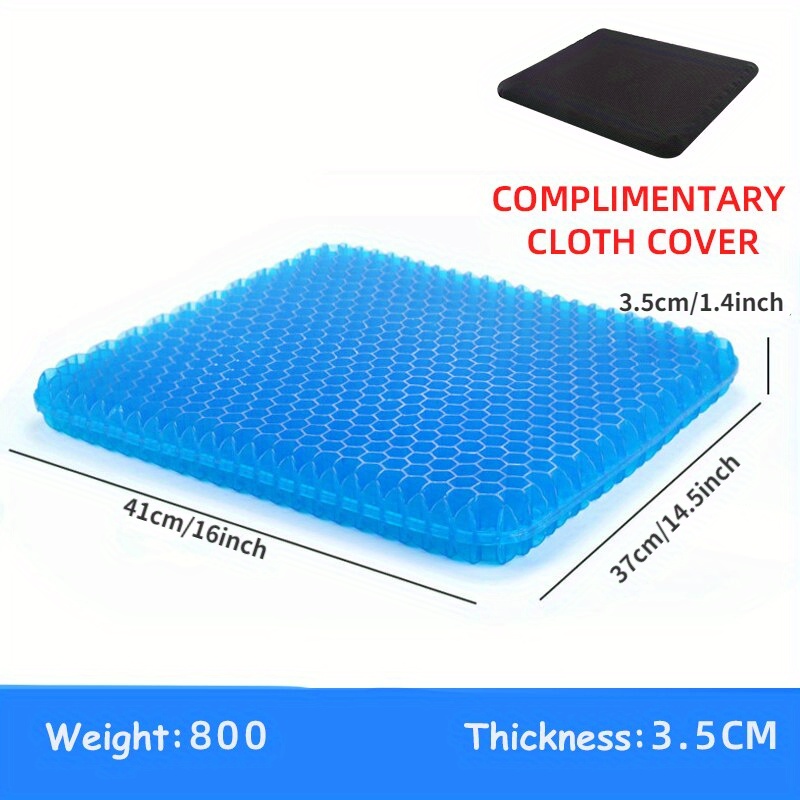 Decompress Gel Seat Cushion Breathable Honeycomb Design For - Temu