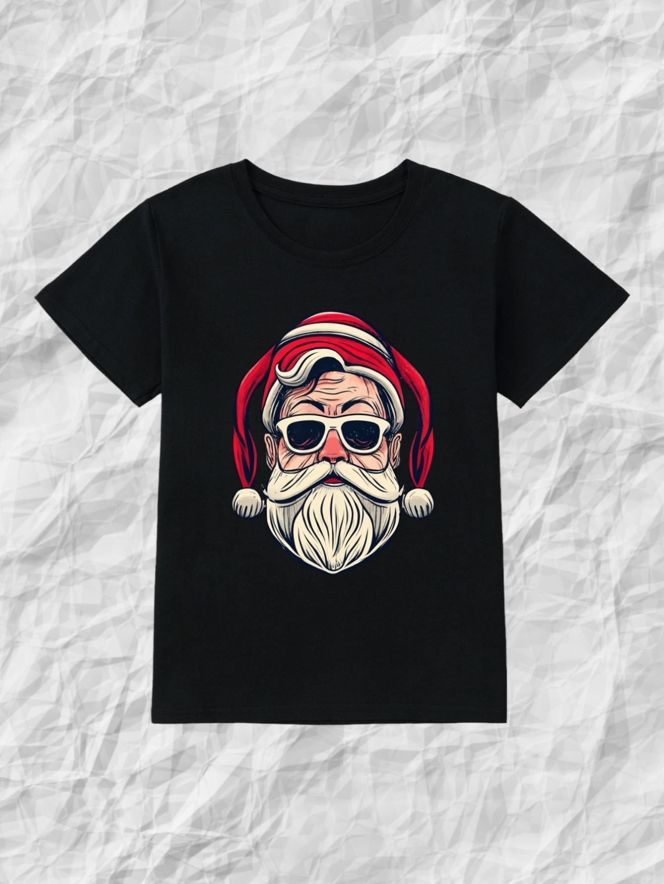 Camiseta Manga Corta Niño Cara Muñeco Nieve Navidad - Temu