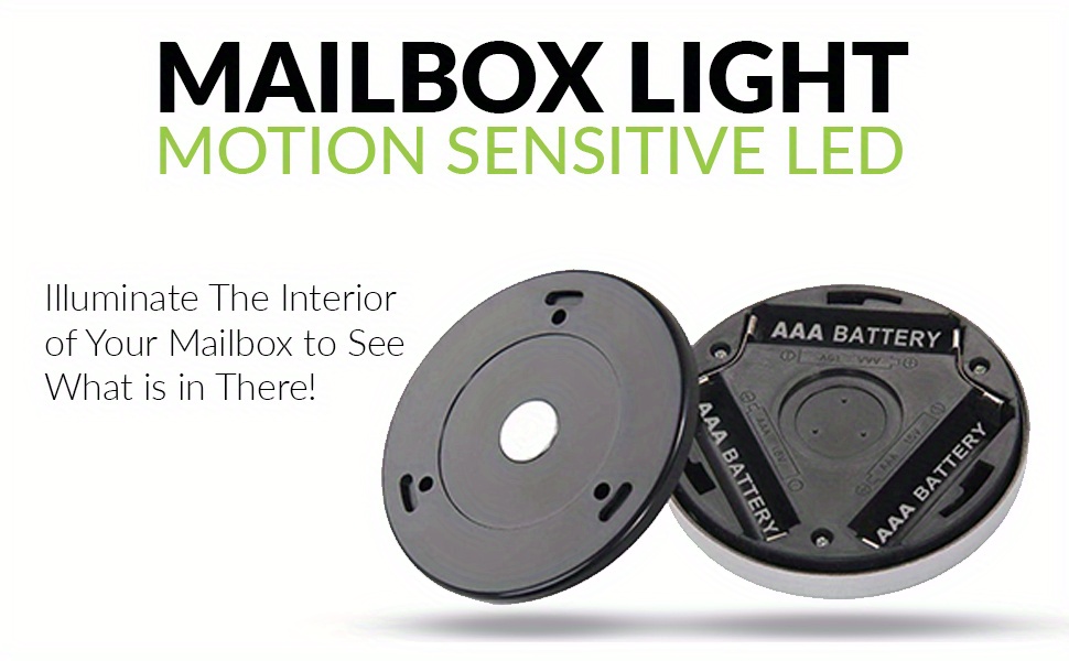 Motion Sensitive Mailbox Led Light Portable Universal Temu