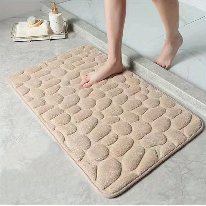 Plush Memory Foam Bath Rug Anti skid Bath Mat Non slip - Temu