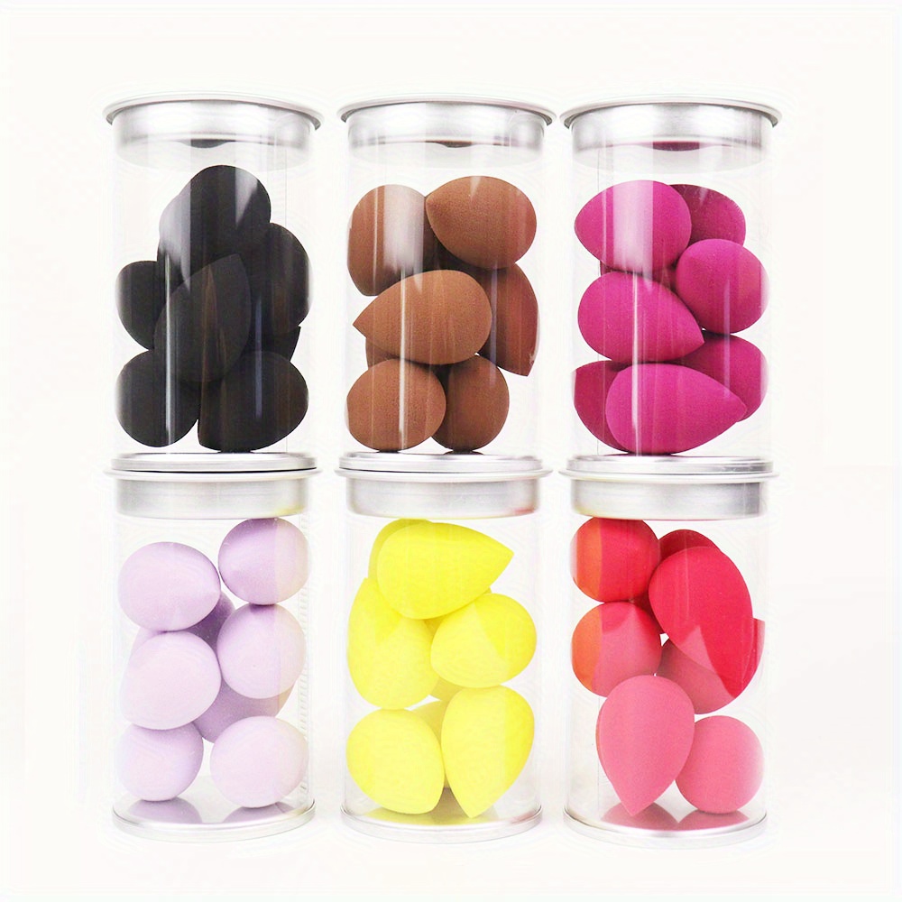 8pcs Mini Makeup Sponge Set face sponge Beauty Sponges Egg Shaped Makeup  Blender