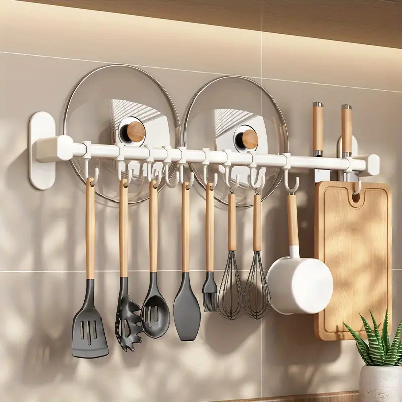 Kitchen Supplies Storage Hook Wall mounted Pot Cover Knife - Temu