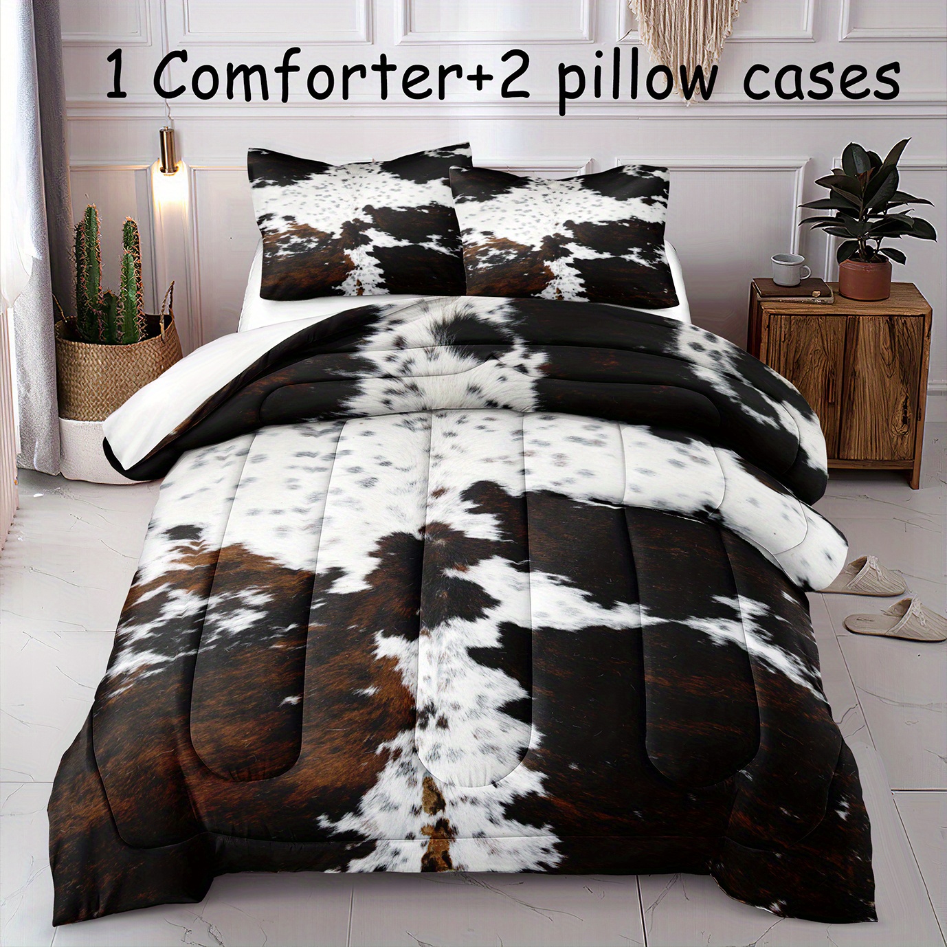 Fashion Comforter Set (1*comforter + 2*pillowcase Without - Temu