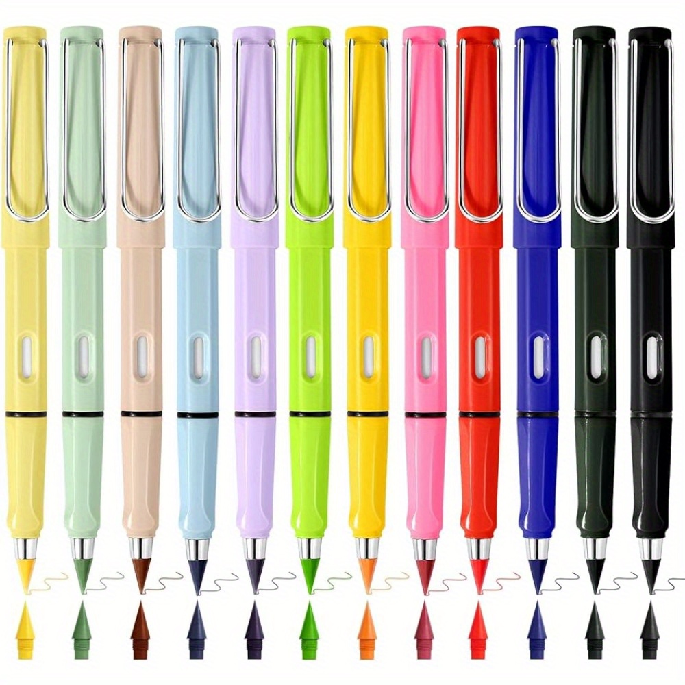 New metal inkless Pencil metallic erasable signing eternal pencil