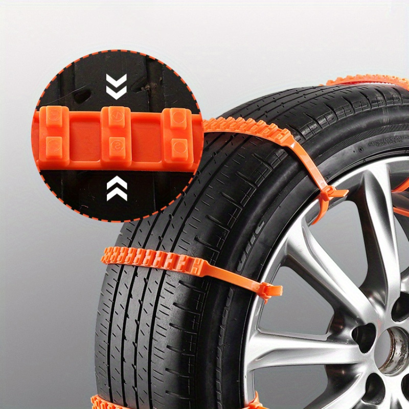 Kaufe 10 Stück Schneereifen-Reifen-Autoreifenketten Anti-Rutsch-Anti-Rutsch-Kette  Anti-Rutsch-Reifen-Kabelbinder Motorrad