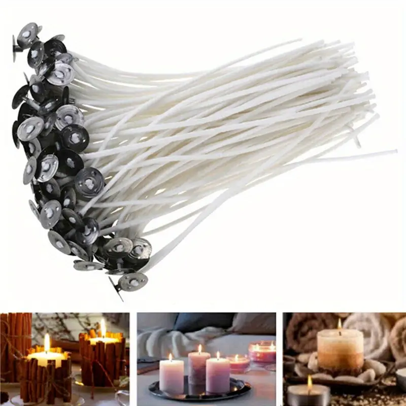 Candle Wicks For Paraffin Wax Candles Candle Making Tools - Temu