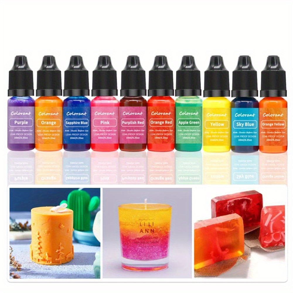 ALEXES Liquid Candle Dye for Candle Making Epoxy Resin Dye